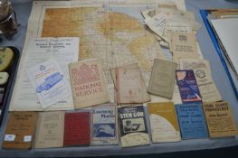 WWII Handbooks, Maps, Ephemera, etc.