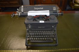 Vintage Imperial Cast Iron Typewriter