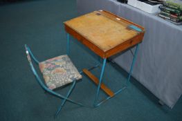 Triang School Desk with Folding Chair