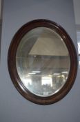 Oval Beveled Edge Mirror