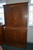 Victorian Oak Linen Press