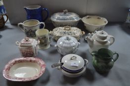 Victorian Pottery Including Copeland Spode, etc.