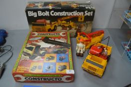 Vintage Truck Construction Sets by Big Bolt and Constructo