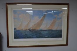 Yacht Racing Print 