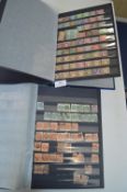 Stock Book Containing Victorian British Stamps plus Stock Book Containing Postage Due Stamps