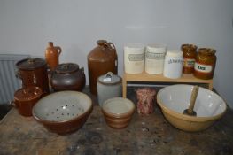 Victorian Kitchen Storage Jars etc.