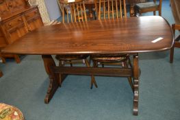 Ercol Dining Table with Four Spindleback Chairs