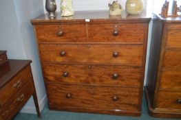 Victorian Mahogany Two over Three Chest of Drawers