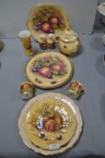 Aynsley Orchard Gold Pattern Tableware 10pcs