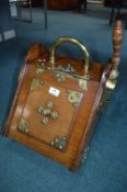 Victorian Brass Bound Mahogany Purdonium