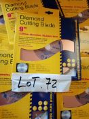 19 X DIAMOND GRINDER BLADES 9