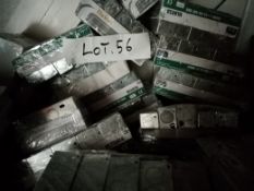 210 X METAL ELECTRICAL SOCKET BACK BOXES - RRP £ 126 : Based in Leeds full details will be handed to