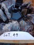 31 X GUTTERING CORNERS 45 DEGREE BLACK - RRP £ 108 : Based in Leeds full details will be handed to