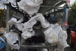 *Quantity of Grey Guttering and 68mm Downpipe (stillage not included) (salvage)