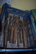*Nine Morse Taper Drill Bits