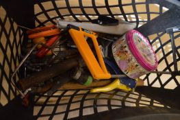 Chain Wrench, Pliers, Screwdrivers, Taps, Stapler,