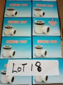 30 X SHOWER TRAPS WHITE - RRP £ 300 : Based in Leeds full details will be handed to succussfull