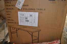 Two Folding Tables and Two Covers