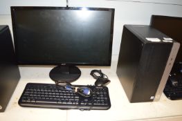 *HP Desktop PC (hard drive removed), Acer Monitor, Keyboard, and Mouse