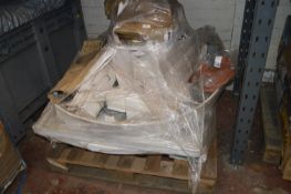 Pallet of Shower Trays and Other Plumbing/Building Materials