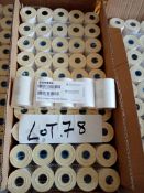 400 X STICKY BACK THERMAL PRINTER LABLE PRINTER ROLLS CONTINUES ROLL 58 X40 SIZE - RRP £ 1200 :