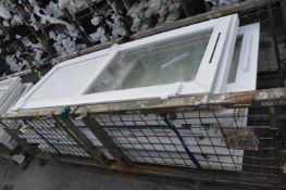*Five PVC Exterior Doors (stillage not included) (salvage)