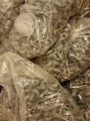 6000 X 32 MM GRAY PIPE CLIPS SCREW DOWN GREY - RRP £ 3480 : Based in Leeds full details will be