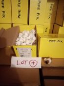 4000 X 15/16MM WHITE SNAP OVER PIPE CLIPS - RRP £ 320 : Based in Leeds full details will be handed
