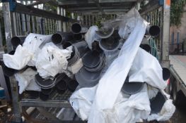 *Quantity of Grey Guttering and 68mm Downpipe (stillage not included) (salvage)