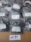 10 X 1KG BAGS 35 -38MM ALUMINIUM RIBBED ROOFING NAILS - RRP £ 160 : Based in Leeds full details will