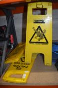 *Four Wet Floor Signs