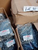 25 x 1KG BAGS 50MM ALUMINIUM RIBBED ROOFING NAILS - RRP £ 400 : Based in Leeds full details will