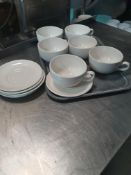 * coffee cups - extra large x 6