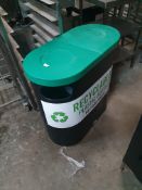 * heavy duty bin with 2 internal metal bins