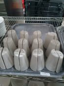 * salt and pepper pots - new (require stoppers)