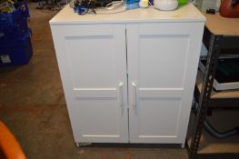 *White Storage Unit ~95cm tall