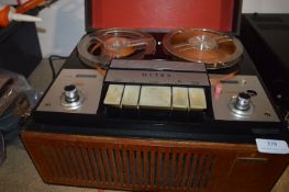 *Ultra Reel-to-Reel Tape Recorder, and a Box of Tape Reels