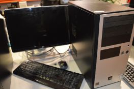 *Modified PC with HP Monitor, Mouse, and Keyboard