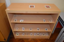 *Beech Effect Bookcase 91x34cm x 84cm tall (Lots 1001 - 1093 are based at Hall Road Academy,