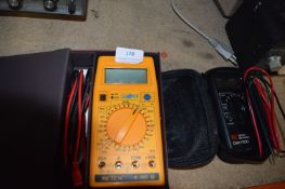 *One Metex and One Caltec CM1100 Electrical Testers