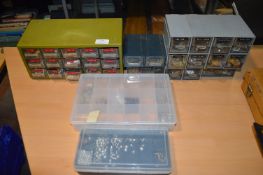 *Quantity of Storage Drawers Containing Various Computer and Radio Parts