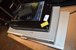 *Two Digiboxes and One DVD Player