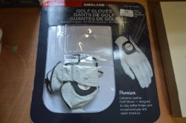 *Kirkland Golf Gloves Size: M 3pk