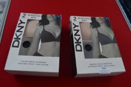 *Two 2pks DKNY Wireless Bras Size: L