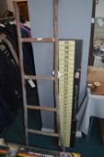 Rustic Ladder and a Piano Coat Rack