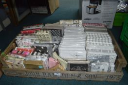 Vintage Crate Containing a Large Quantity of Napki