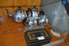 Vintage Part Tea Set, Cashbox, etc.