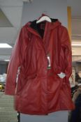 *Weatherproof Vintage Red Slicker Jacket Size: XL