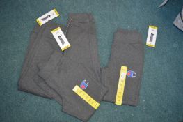 Four Champion Joggers Size: S 7-8y