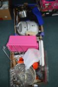 Two Boxes of Kitchenware and Household Goods